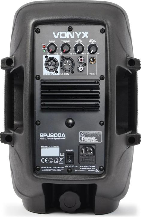 Actual product image Vonyx Loudspeaker SPJ-800A (Active, 1x 100 W)