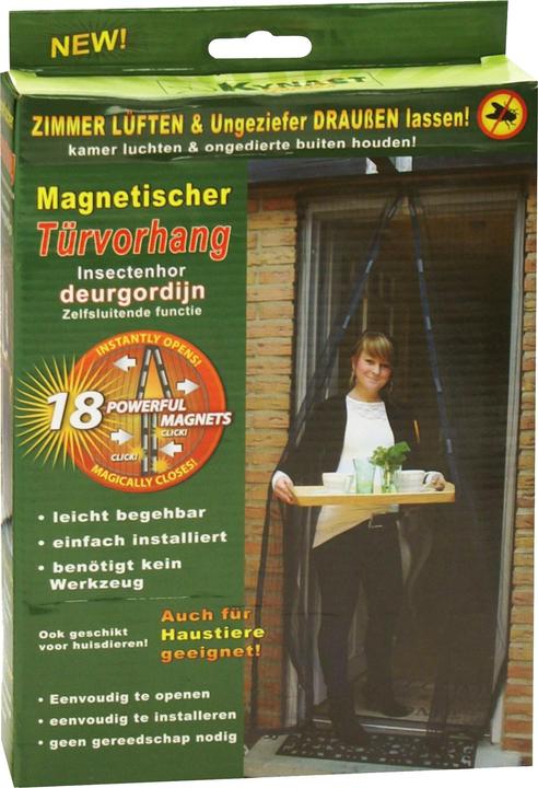 Produktbild Magni Fliegengitter Trvorhang Magnetic 100 x 210 cm schwarz (100 x 210 cm)