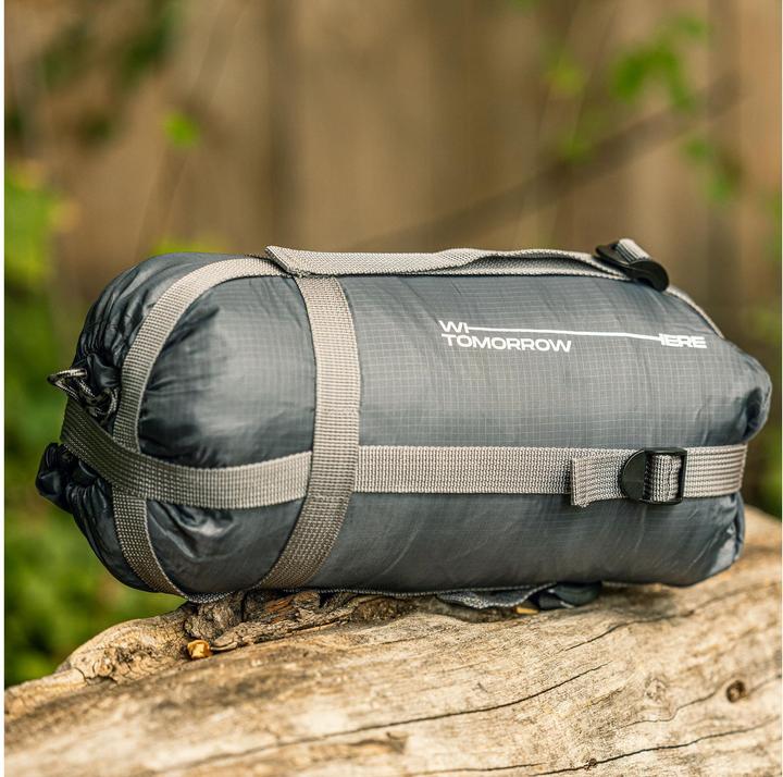 Actual product image Where Tomorrow Schlafsack ultraleicht Polyester, Petrol (200 cm)