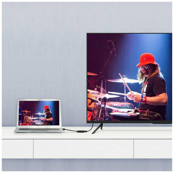 Image du produit Ugreen Adaptateur Display Port vers HDMI Convertisseur 1080P avec audio (25 cm)
