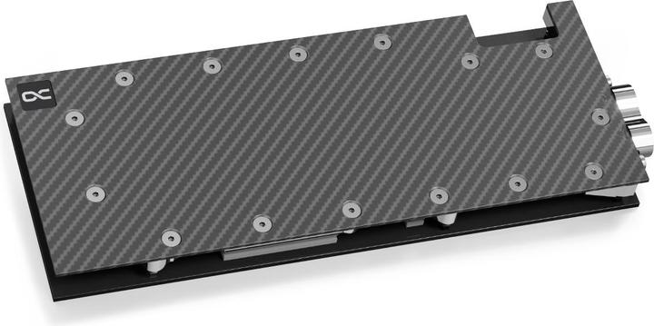 Actual product image Alphacool ES GPX-A Radeon RX 6800/XT/6900 Reference Copper/Carbon with Backplate