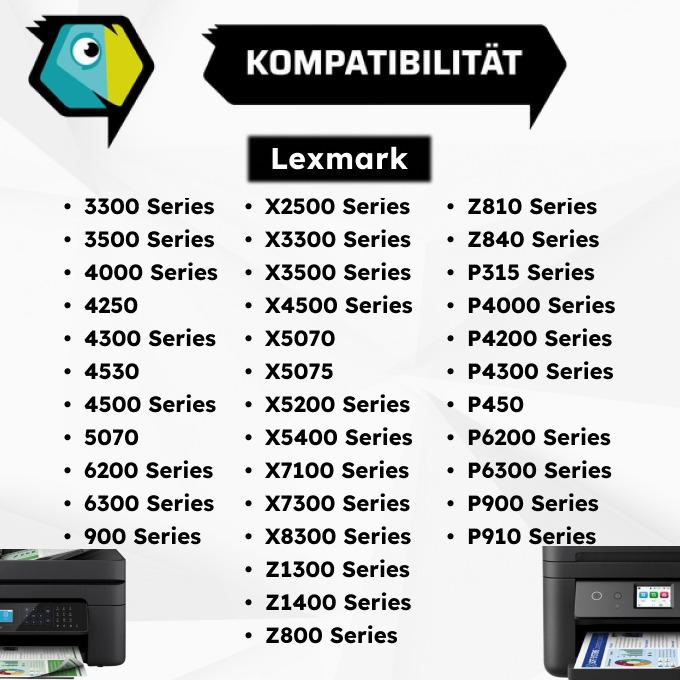Produktbild Inkadoo Druckerpatronen kompatibel zu Lexmark 18C0035E / 35XL Druckkopfpatrone, color Farbe (Color)