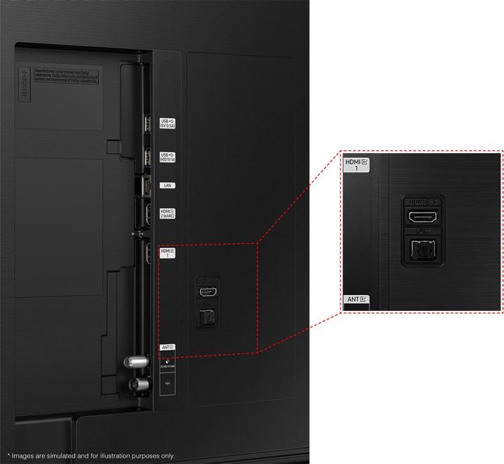Actual product image Samsung QE75Q60D (75", Q60D, QLED, 4K, 2024)