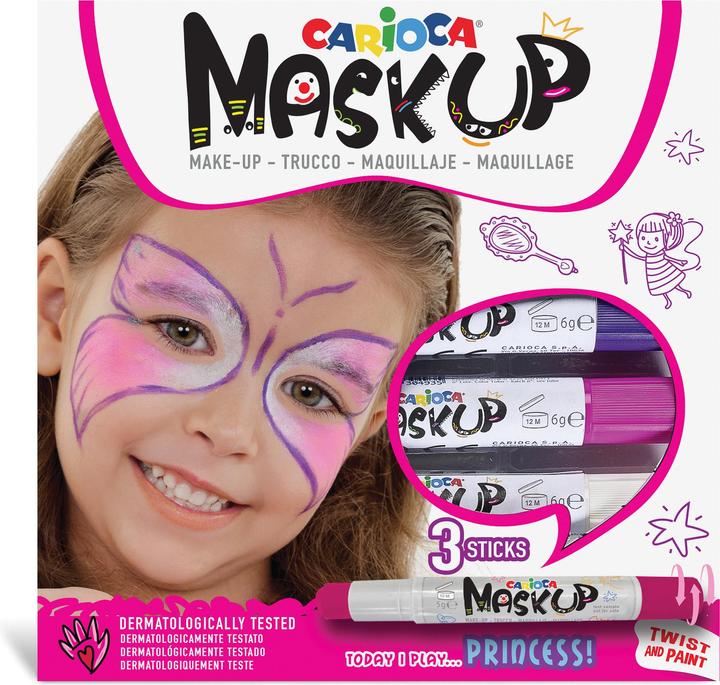 Actual product image Carioca Mack-Up Princess Box 3 pieces, Pink