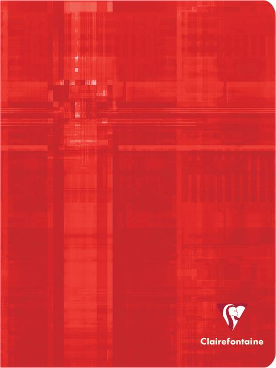 Actual product image Clairefontaine Notebook with ruler (17 x 22 cm, Checked, Hardcover)
