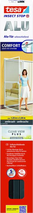 Produktbild tesa Insektenschutz Alu COMFORT für Türen, XL Insektengitter (120 x 240 cm)