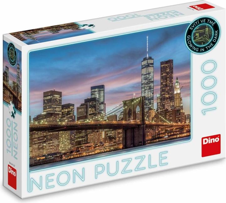 Actual product image Dino Illuminated puzzle New York 1000 pieces (1000 pieces)