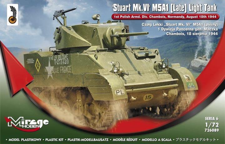 Immagine prodotto Mirage Hobby Carro armato leggero Stuart MK.VI M5A1 (in ritardo)