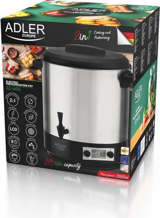 Image du produit Adler Pot de pasteurisation AD 4496 (28 l)