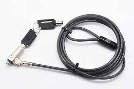 Image du produit HP Antivol à câble ultrafin avec clé - câble de sécurité - 1,8 m - pour ProDesk 400 G1, 400