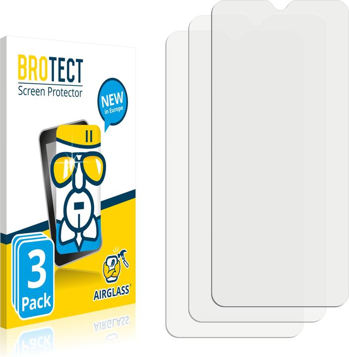 Actual product image BROTECT AirGlass Glass (3 Piece, Samsung Galaxy M13)