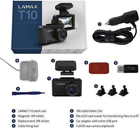Actual product image Lamax T10 (GPS receiver, Accelerometer, Wi-Fi, Rechargeable battery, UHD 4K)
