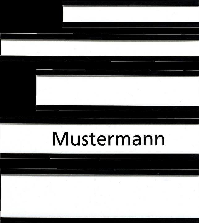 Produktbild Franken Namensschild magnetisch (10 x)