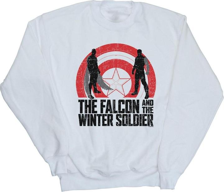 The Falcon And The Winter Soldier Shield Silhouettes Sweatshirt
