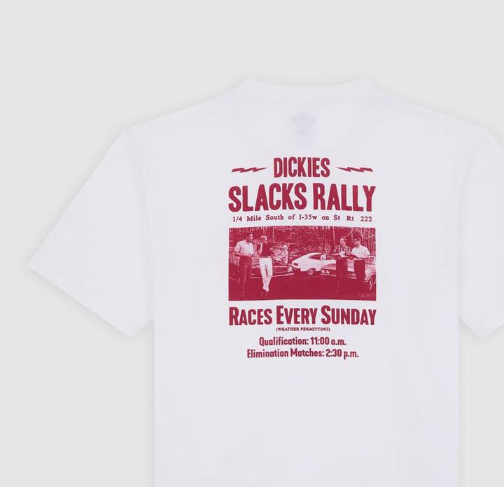 Produktbild Dickies Slacks Rally Ss Tee White (L)