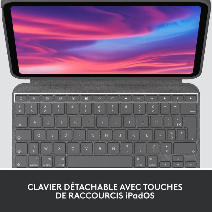 Image du produit Logitech Combo Touch Pour Ipad (10th Gen) (CH, iPad 2022 (10e génération))