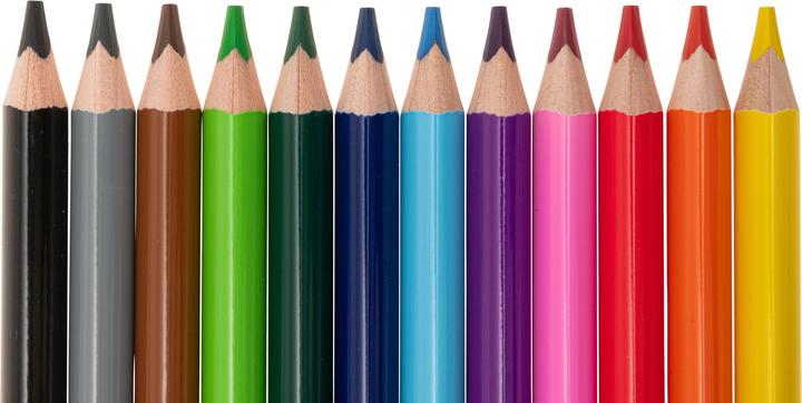 Produktbild Betzold 144 dicke Dreikantstifte (17,5 cm) in Holzbox (Bunt, 1 x)