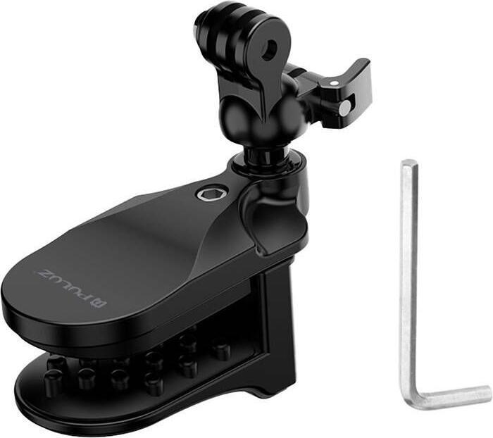 Puluz Supporto per casco per videocamere d'azione (nero)