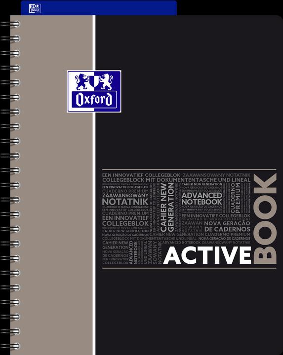 Actual product image Oxford Activebook Student (A4+, Checked, Hardcover)