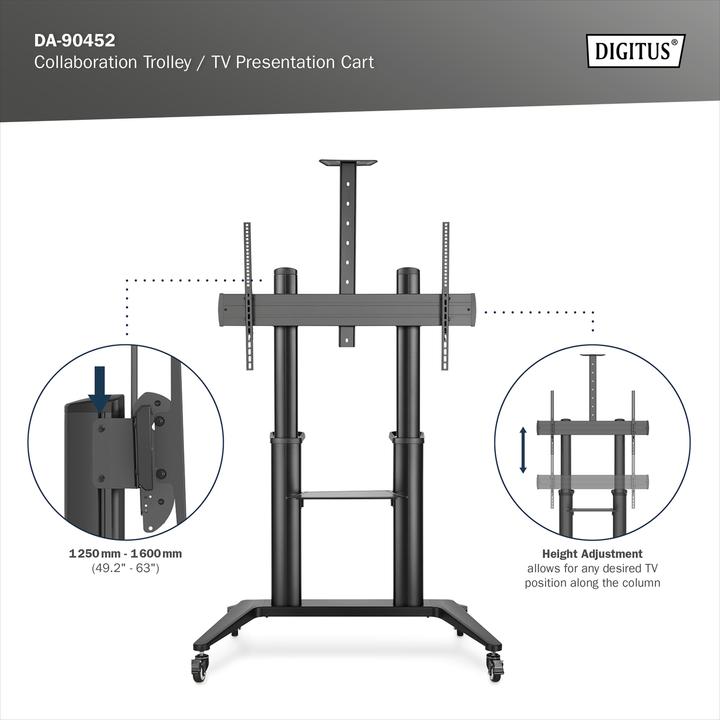 Image du produit Digitus DA-90452 (Universel, 120", 140 kg)