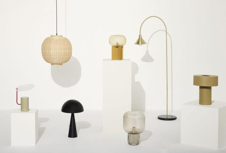 Produktbild Hübsch - Chand Pendant Round Natural (E27)