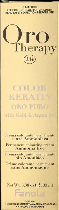 Image du produit Fanola Color Keratin Oro Puro 7/1 Rubio Ceniza 100ml (7.1)