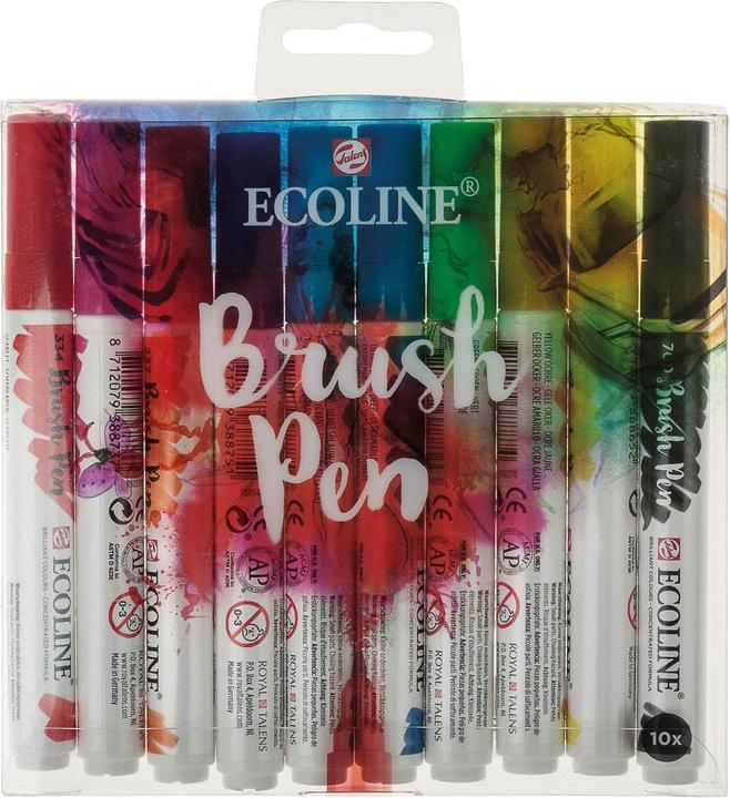 Image du produit Talens ECOLINE Brush Pen (Multicolore, 10 x)