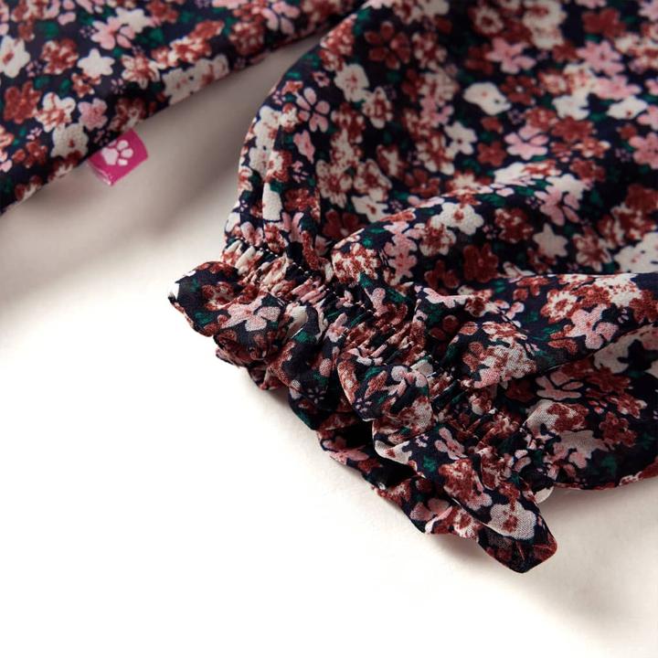 Immagine prodotto VidaXL Camicetta da bambino a maniche lunghe rosa scuro 116,Materiale: 100 (116)
