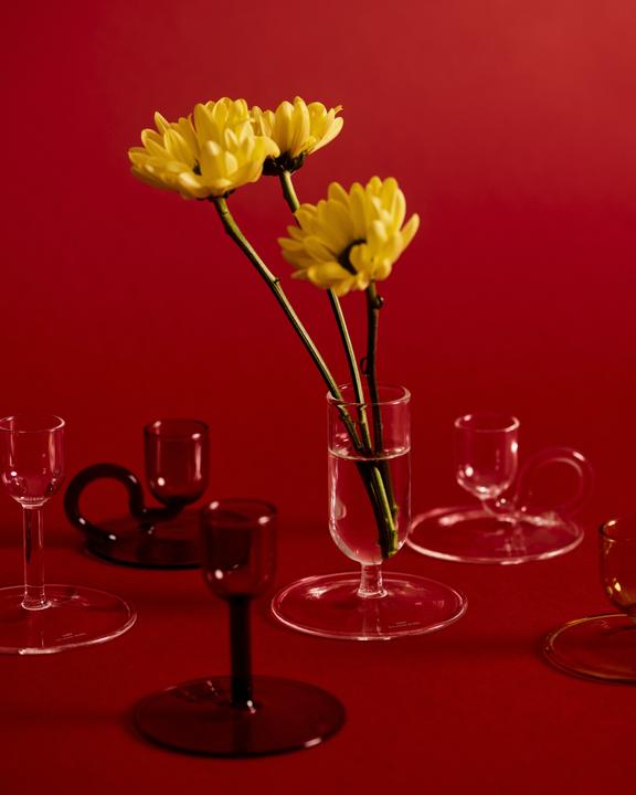 Actual product image HAY Tiny Candleholder Straight - Clear