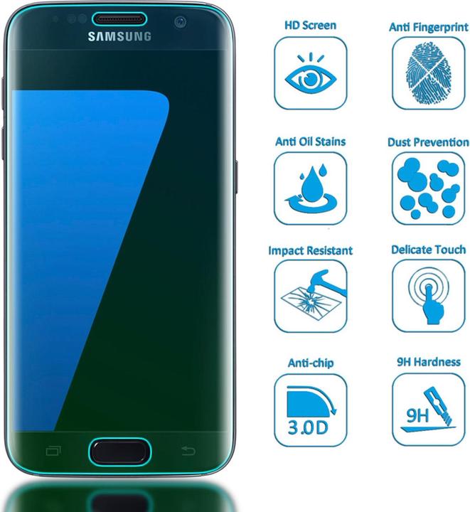 Produktbild Nalia Schutzglas (1 Stück, Samsung Galaxy S7 Edge)