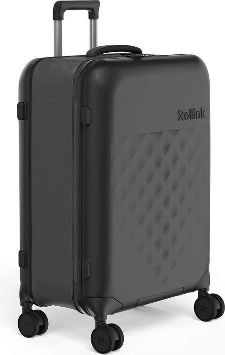 Produktbild Rollink Harde koffer / Trolley / Reiskoffer - Vega 360 - 65 cm - Zwart (80 l, M (50 - 90l))