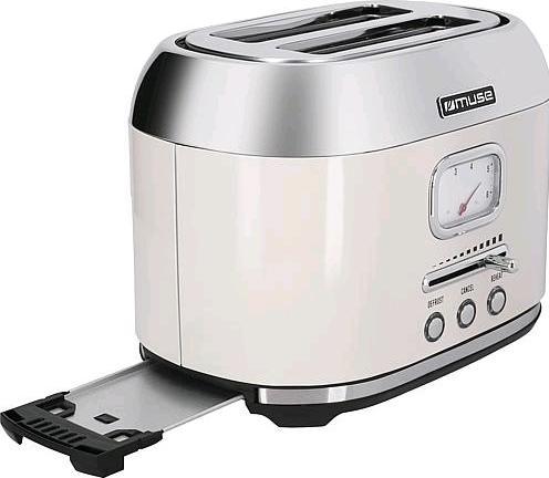 Actual product image Muse MS120 SC Stainless Steel Toaster beige