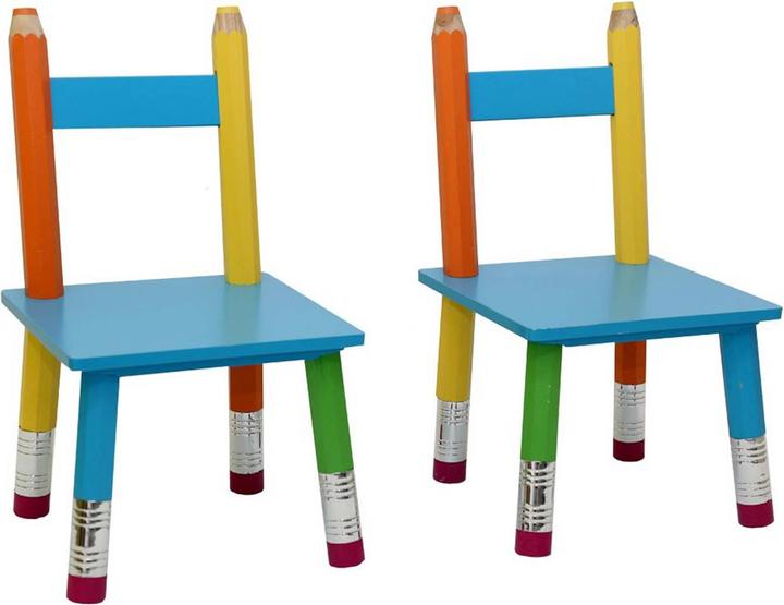 Produktbild HTI-Living Sitzgruppe aus Holz für Kinder Buntstift (Kindersitzgruppe)