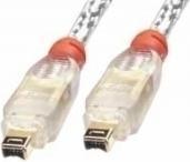 Actual product image Lindy Firewire 4-pin - Firewire 4-pin, 10 m, White (10 m, FireWire)