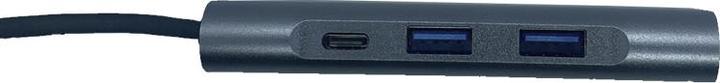 Actual product image Nordic Accessories 7 in 1 USB-C Hub Docking USB 3.2 Gen 2 (3.1 Gen 2) Type-A (USB-A)
