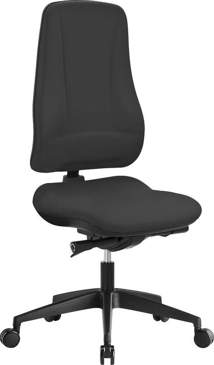 Produktbild Prosedia Bürostuhl LEANOS V KOMFORT, Synchronmechanik, ohne Armlehnen, hohe Rückenlehne, Knierolle