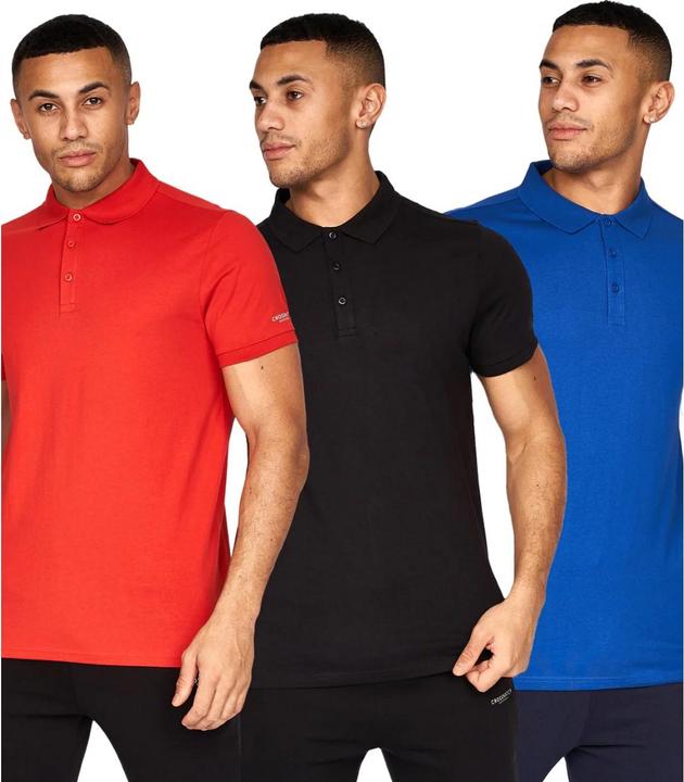 Immagine prodotto Crosshatch Traymax Maglietta Polo Uomo Misura Confezione 3 (S)
