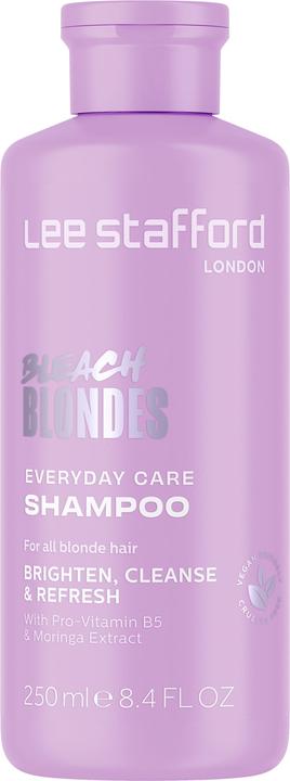Produktbild Lee Stafford Bleach Blondes Everyday Care Shampoo 250 ml (250 ml, Flüssiges Shampoo)