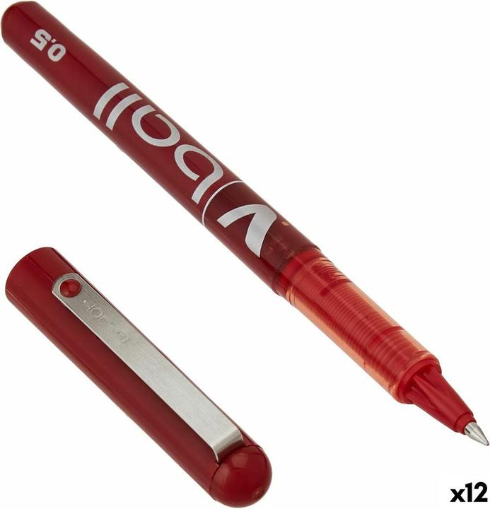 Produktbild Pilot Cf12 Rolle V Kugel 0,5 (Rot, 12 x)