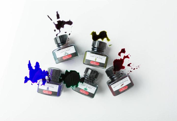Produktbild Herbin Tintenfass Schreibtinte rot 30ml (Tintenfass, Orange, Rot)