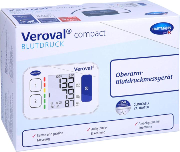 Actual product image Veroval compact Upper Arm Blood Pressure Monitor, 1 pc (Blood pressure monitor upper arm)