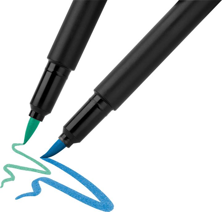 Actual product image Faber-Castell Brush Pen Black Edition (Assorted colours (10 colours), 10 x)