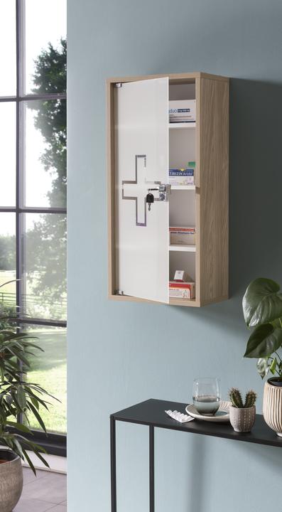 Produktbild Schildmeyer Wido Medizinschrank eiche hell Dekor