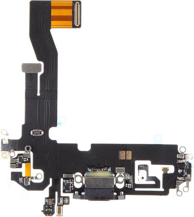 Actual product image - iPhone 12/12 Pro Flex Cable with Charging Connector Black (iPhone 12)