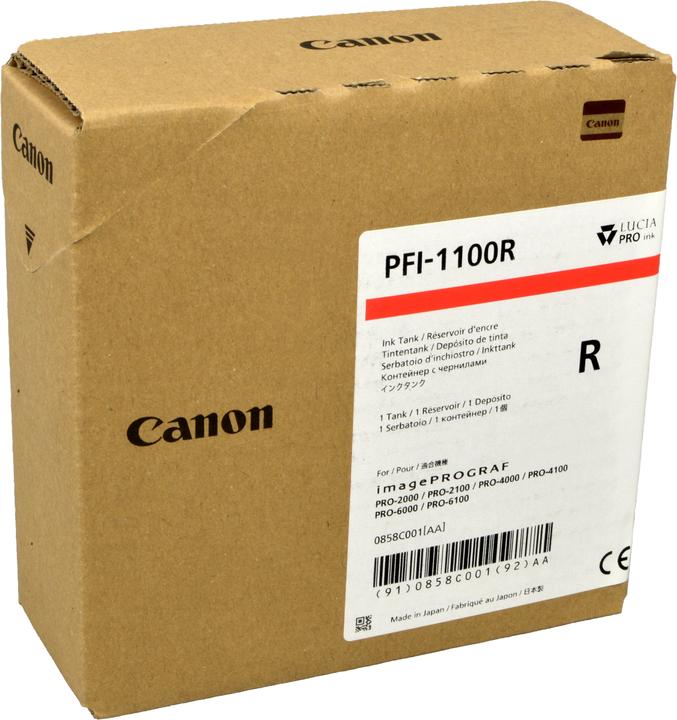 Actual product image Canon Pfi-1100r (R)