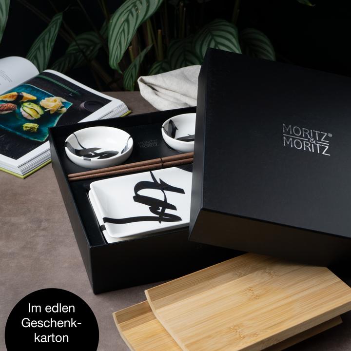 Actual product image Moritz & Moritz Sushi Tableware Set for 2 Persons (10 Piece)