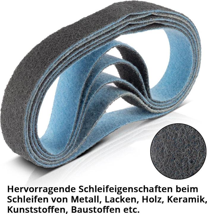 Produktbild Stahlwerk Schleifvlies 5er Set feine Körnung 40 x 760 mm (Fein)