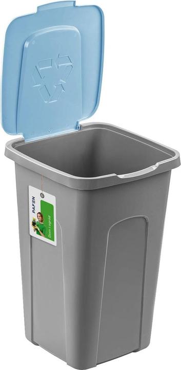Produktbild Pafen 5-teiliges Mülleimer-Set mit farbigen Deckeln (50 l)