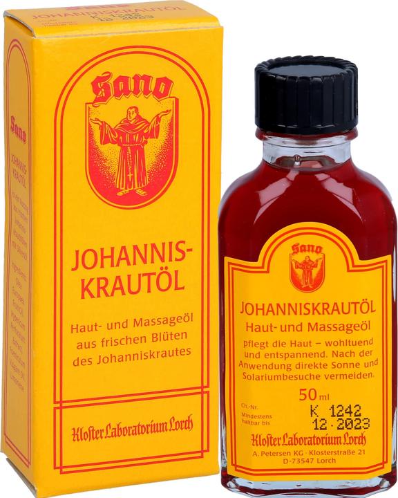 Produktbild Kloster Laboratorium Lorch Sano Johanniskrautöl, 50 ml OEL (50 ml)