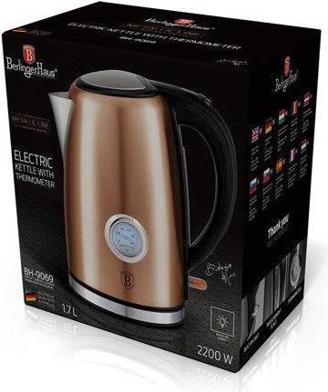 Image du produit BerlingerHaus Bouilloire électrique 1.7 l avec thermomètre BH-9069 (1.70 l)